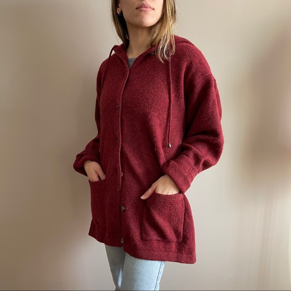 Vintage Sweaters - Vintage wool jacket/coat